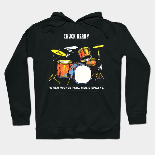 Chuck Berry Hoodie by aliencok